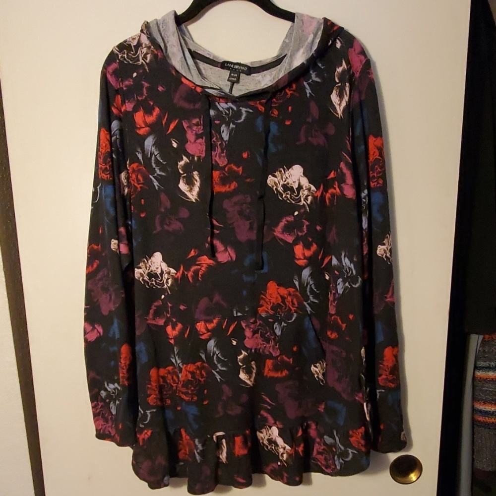 Lane Bryant 18/20 Floral Hoodie